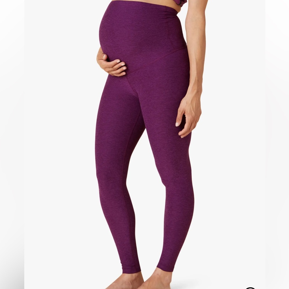 Spacedye Love the Bump Midi Maternity Legging